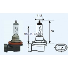 H11 {12v-55w / pg19-2} (1 ) blick Лампа упаковка (1 шт) 